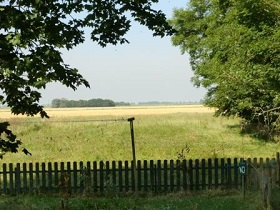 uitzicht over de velden